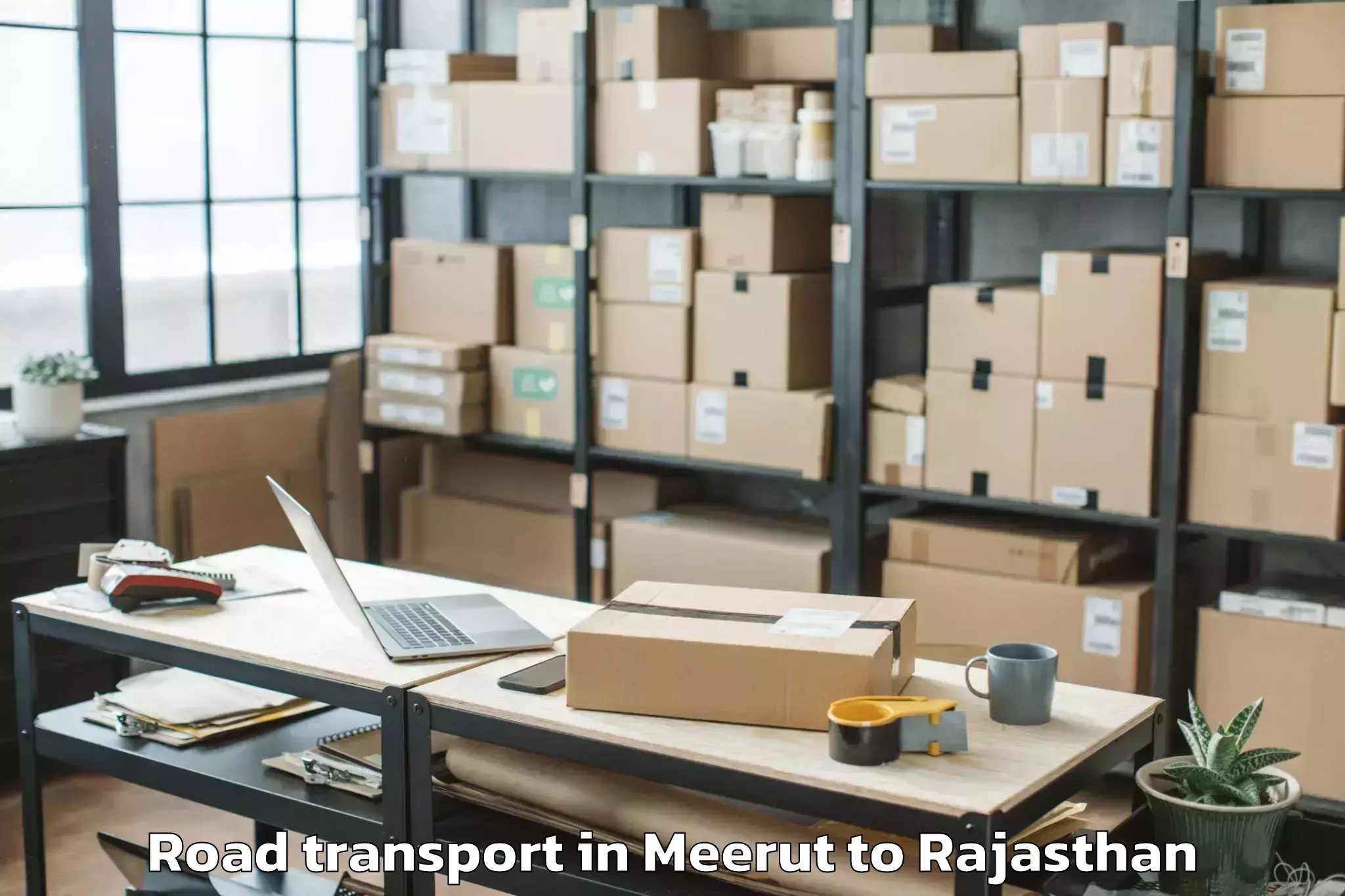 Book Your Meerut to Balesar Road Transport Today